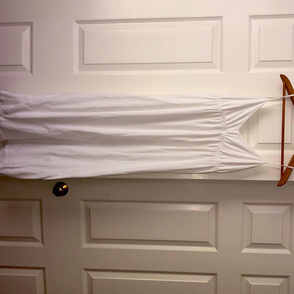 White tank top dress